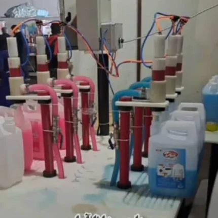 دستگاه پرکن مایعات نیمه اتوماتیک